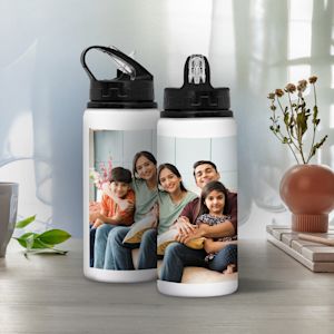 Aluminium Bottle with Straw 600ml Vistaprint